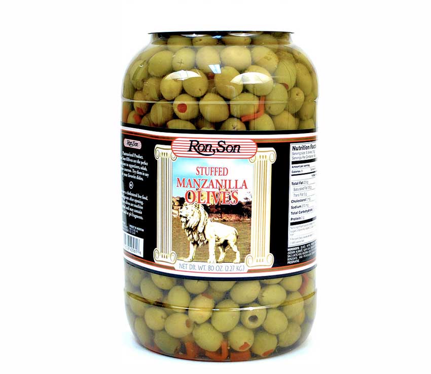Ronson Pimento Stuffed Queen Olive 100/110 Count