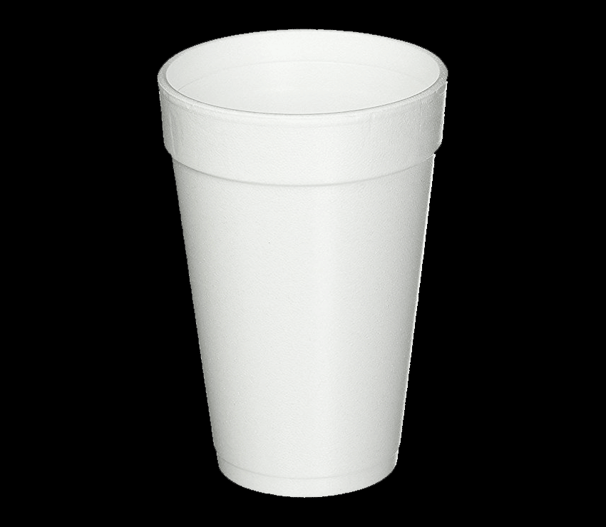 16 Oz Foam Cup White